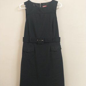 Merona Sleeveless Black Dress with Belt